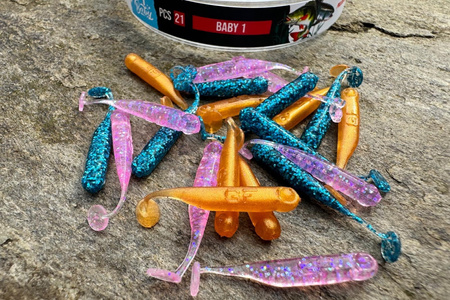 Guma Great Fish GF1 Baby 2,9cm | MIX1 | bezzapachowy | 21 szt.