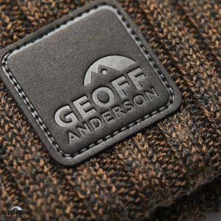 .Czapka GEOFF ANDERSON - WizWool Njal Beanie Brown