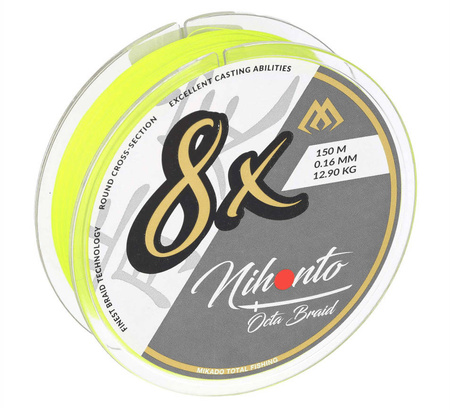 Plecionka Mikado Nihonto Octa Braid 0,30mm| fluo | 150m