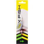 Obrotówka X-Fish Termite №4 | 9,5g | Silver GRD