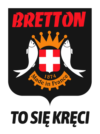 Obrotówka Bretton Color #2 / srebrno - czerwony / 5g
