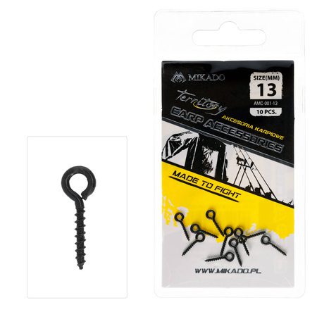 Wkręt do kulek proteinowych Mikado - 13mm - 10szt.