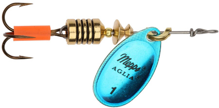 Obrotówka Mepps Aglia Platium #1 | 3,5g | Niebieska