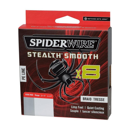 Plecionka Spiderwire Stealth® Smooth8 x8 0.13mm | czerwona
