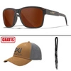 Okulary polaryzacyjne WILEY X TREK / Copper / Matte  Havana Brown Frame + GRATISY!