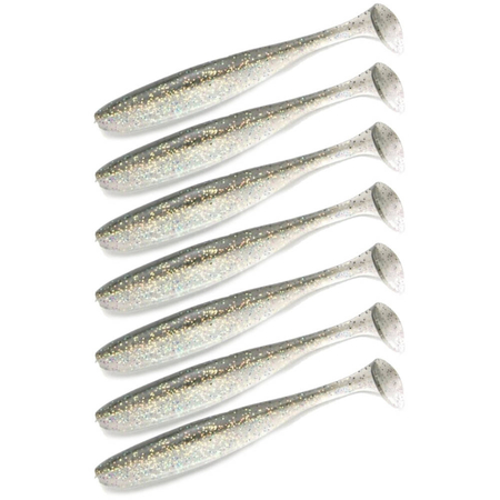Guma Keitech Easy Shiner 4" | 10,16cm | #410 CRYSTAL SHAD | 7 szt.