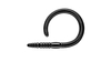 Przynęta Libra Lures Flex Worm 9cm | 040 - Black | brak zapachu | 10 szt.