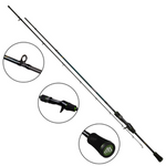 Wędka Castingowa MIKADO Jaws Micro Secret 198cm c.w. 2-10g (2 sec)