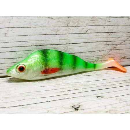 Guma SEWRO CUSTOM BAIT Okoń 14cm- Fluo