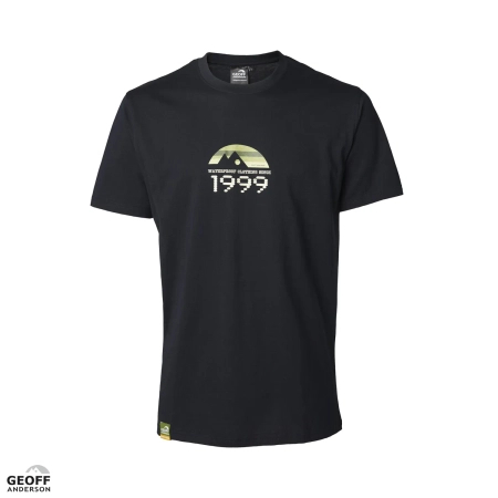 T-shirt Geoff Anderson Organic Tee | Black Retro 1999 | L