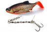 Zestaw Guma Westin Ricky the Roach ST 14cm | Real Rudd - 1szt + Dozbrojka Vis Vangen 2szt.