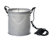 Elastyczne wiadro z liną Flagman Grey Eva Bucket Round 5L