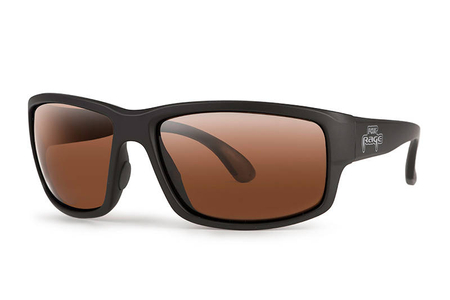 Okulary Polaryzacyjne Fox Rage Grey Wrap Sunglasses Brown Lense Mirror Eyewear