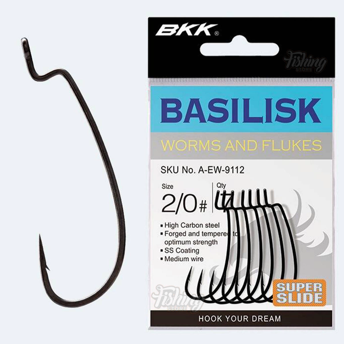 Haczyki offsetowe BKK Basilisk | #2/0 | 7 szt.