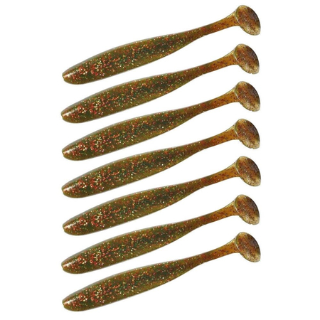 Guma Keitech Easy Shiner 4" | 10,16cm | LT#26 Motoroil Chameleon | 7 szt.