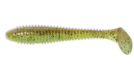 Guma Keitech Swing Impact FAT 3.8" | 9,5cm | #401 Green Pumpkin / Chartreuse | 1 szt.