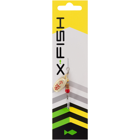 Obrotówka X-Fish Spike №1 | 2,5g | Gold RD