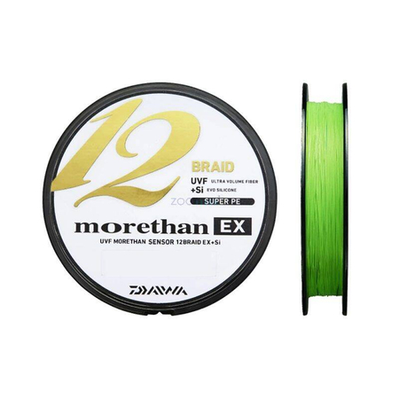 Plecionka Daiwa Morethan DURASENSOR 12 EX+Si3 0.05mm | 150m | Lime Green