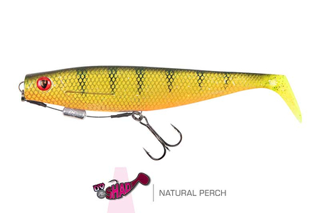 Guma Fox Rage Pro Shad Loaded 14cm | UV Natural Perch