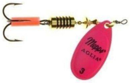 Obrotówka Mepps Aglia Fluo #2 | 4,5g | Różowa