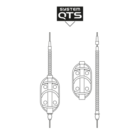 Podajnik Feeder Bait ARC L QTS | 40g