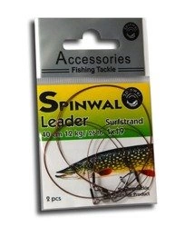 Przypon stalowy Spinwal 40cm, 12kg