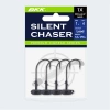 Główki jigowe BKK Silent Chaser NED Head Black | 12,40g | 3/0# | 4 szt.