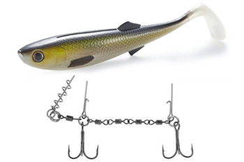 Zestaw guma Mikado SICARIO 18cm/ BLEAK + Dozbrojka Mikado Evo Stinger XL