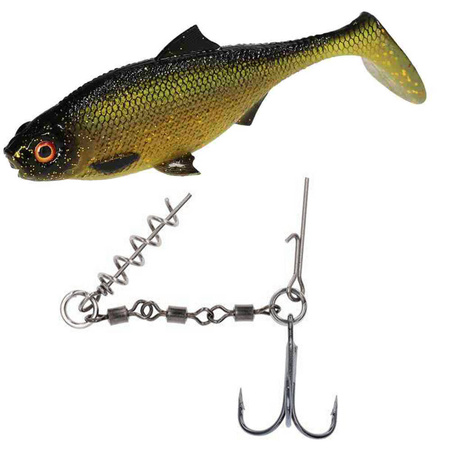 Zestaw Mikado MFT Roach 12cm Tench + dozbrojka Mikado Evo Stinger