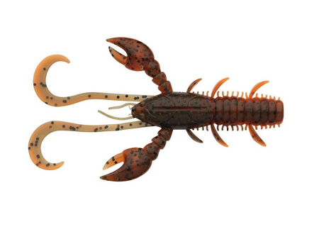 Guma Berkley Hollow Craw 7cm | Brown Orange UV