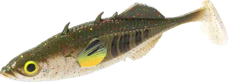 Guma Mikado Real Fish Real Fish Stickleback 5cmgreen Pumpkin