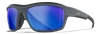 Okulary polaryzacyjne Wiley X OZONE Captivate™ Polarized Blue Mirror / Matte Grey Frame + GRATISY!