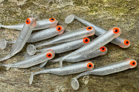 Guma Great Fish GF1 4,9cm | Silver Pearl | bezzapachowy | 10 szt. | Edycja Limitowana Typ od Ryb