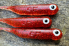 Guma Great Fish GF1 4,9cm | Glitter Red | rybny | 10 szt.