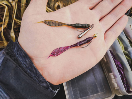 Przynęta Perch Professor F**king Leech 3,5"/9cm - #02 Purple Pepper - 5 szt.