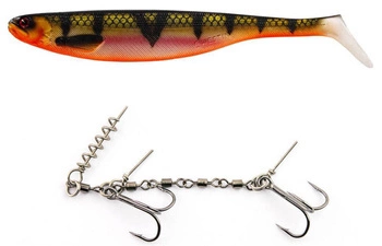 Zestaw Guma Westin ShadTeez Slim 18cm | Bling Perch + Dozbrojka Vis Vangen
