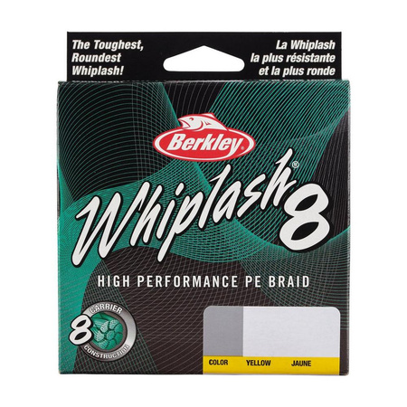 Plecionka Berkley Whiplash 8 Yellow 0.12mm | 17.5kg | 150m