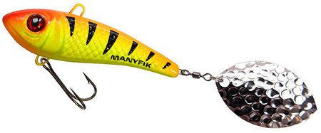 Wirujący ogonek Manyfik Jerry | 7g | J006 Okoń Fluo