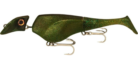 Headbanger Shad 16cm - Motoroil - Tonący