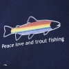 T-shirt Geoff Anderson Organic Tee Navi Peace Trout rozm. S
