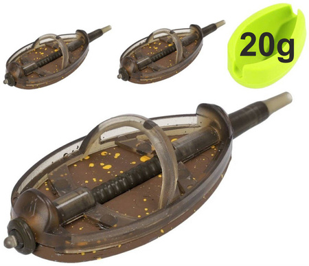 Podajniki Mikado zestaw Douglas Q.M.F. L - 3x20g + foremka