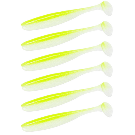 Guma Keitech Easy Shiner 4.5" | 11,43cm | #CT13 Chartreuse Shad | 6 szt.