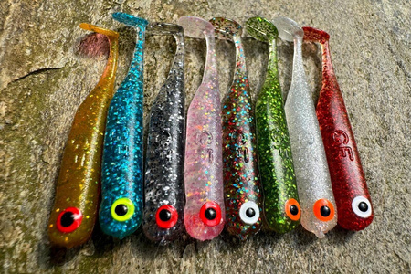 Guma Great Fish GF1 4,9cm | MIX2 | bezzapachowy | 24 szt.