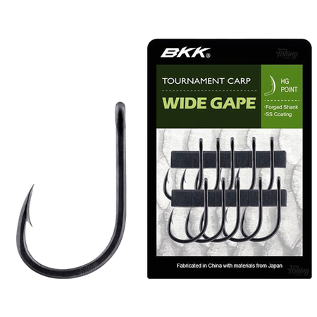Haczyki Karpiowe BKK Wide Gape | #2 | 10 szt.