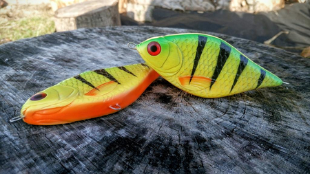 Jerk Lost Lures Ferox 12 cm - tonący - F3 - Firetiger