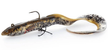 Guma Savage Gear Real Eel 20cm | Olive Pearl PHP