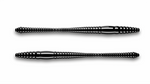 Przynęta Libra Lures Dying Worm 8cm | 040 - Black | ser | 12 szt.