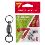 Krętliki łożyskowe Select Turbo Swivel #0 | op. 5 szt.