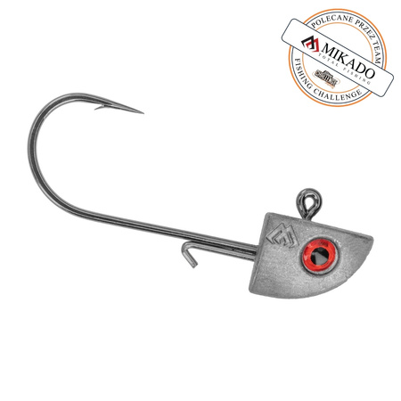 Główki jigowe Mikado Jaws Trójkątna z Oczkie | 10g - 2/0 - 3szt.