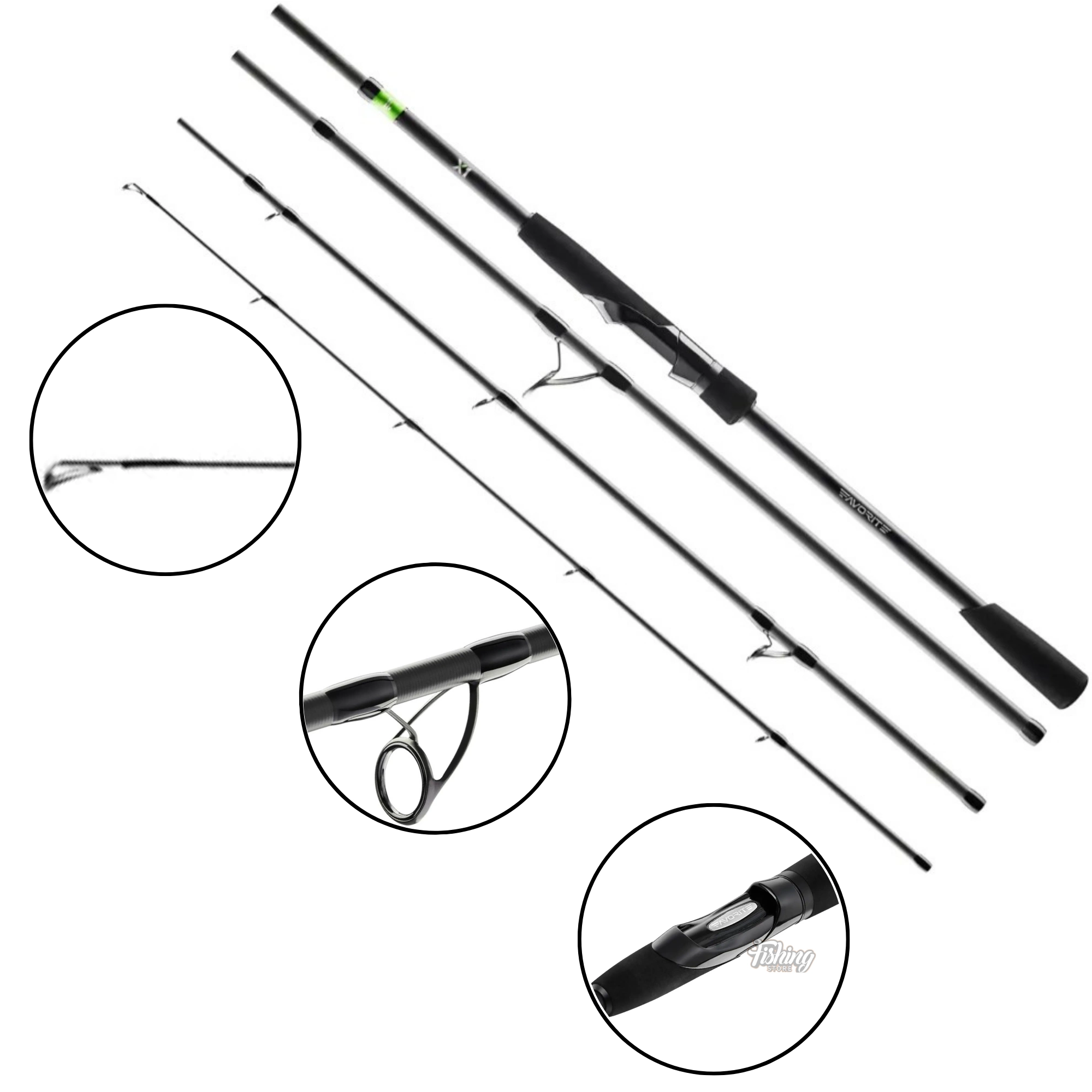 Wędka spinningowa Favorite X1 Travel 244cm 16-54g Ex.FastX1.1-804H